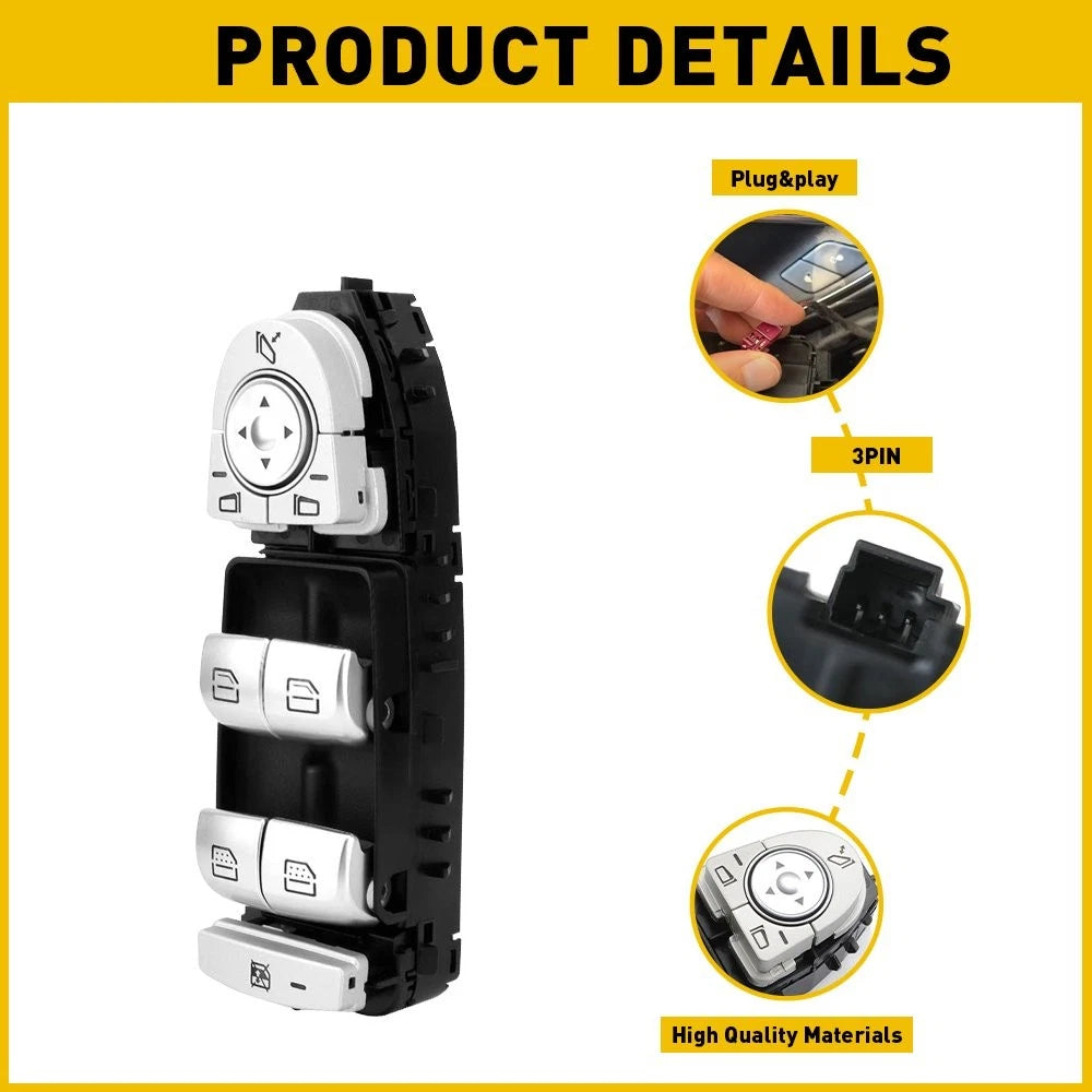 Power Window Switch for Mercedes Benz C300 C400 C63 (2015–2019)