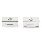 Silver Heater Line Aluminum Clamps for Dodge 1989-1998 12V Engine