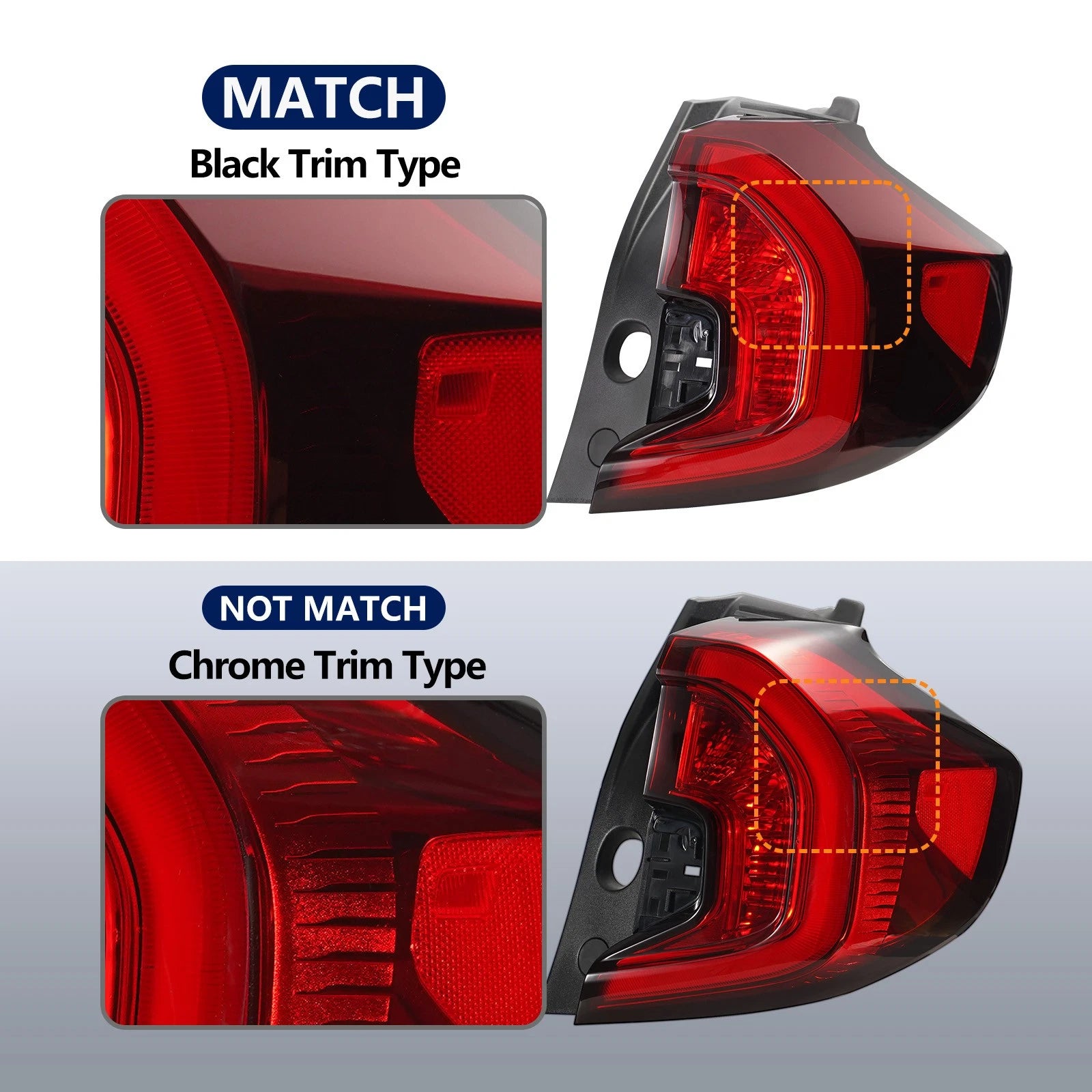 Outer Tail Light Passenger Side for GMC Terrain SLE/SLT (2022–2024)