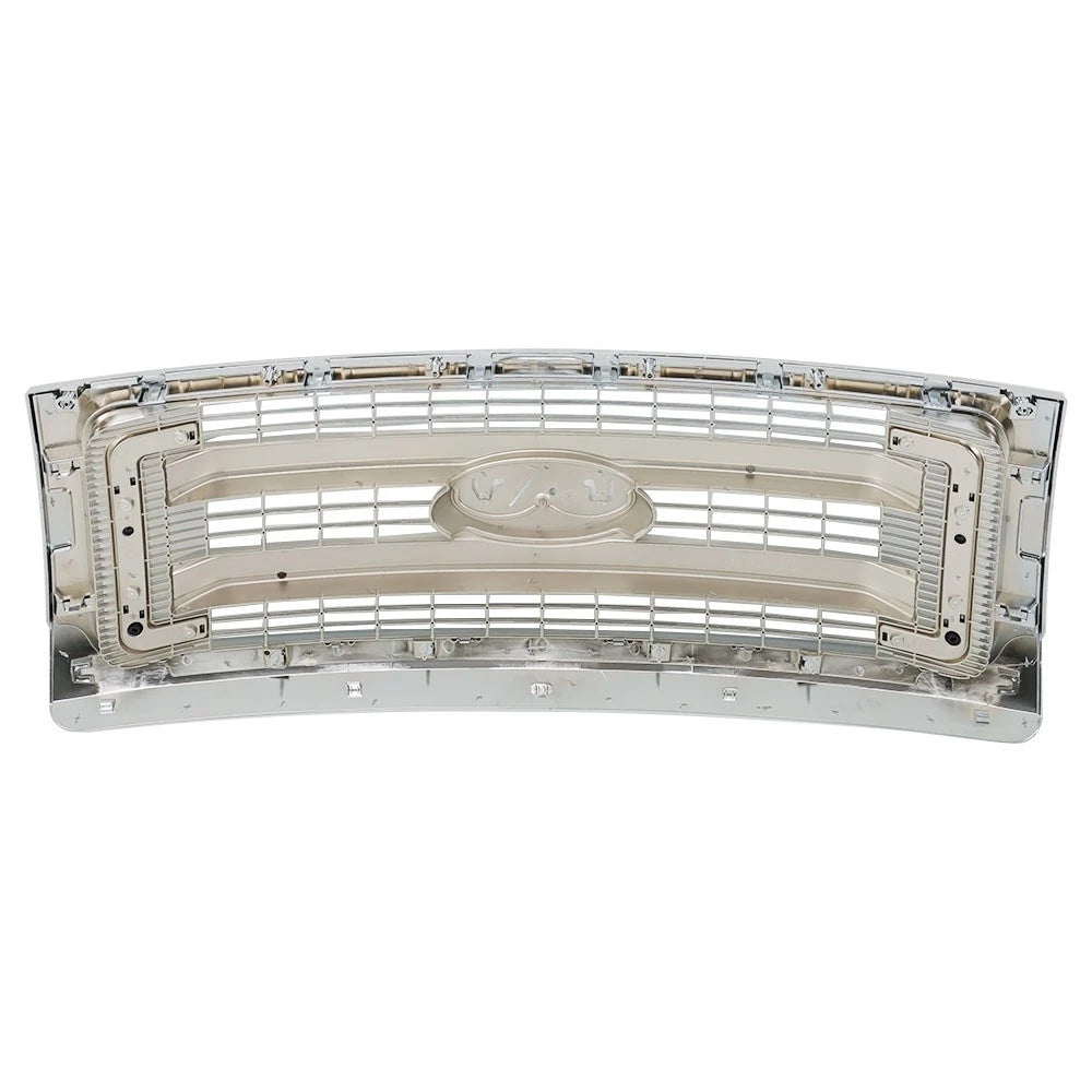Set of 2 Chrome Front Upper Grille Replacements for Ford F150 (2009-2014)
