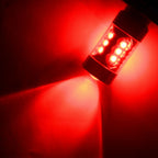 2x Red 80W 1156 BA15S LED Bulbs for Tail Turn Signal Backup (2018-2024)