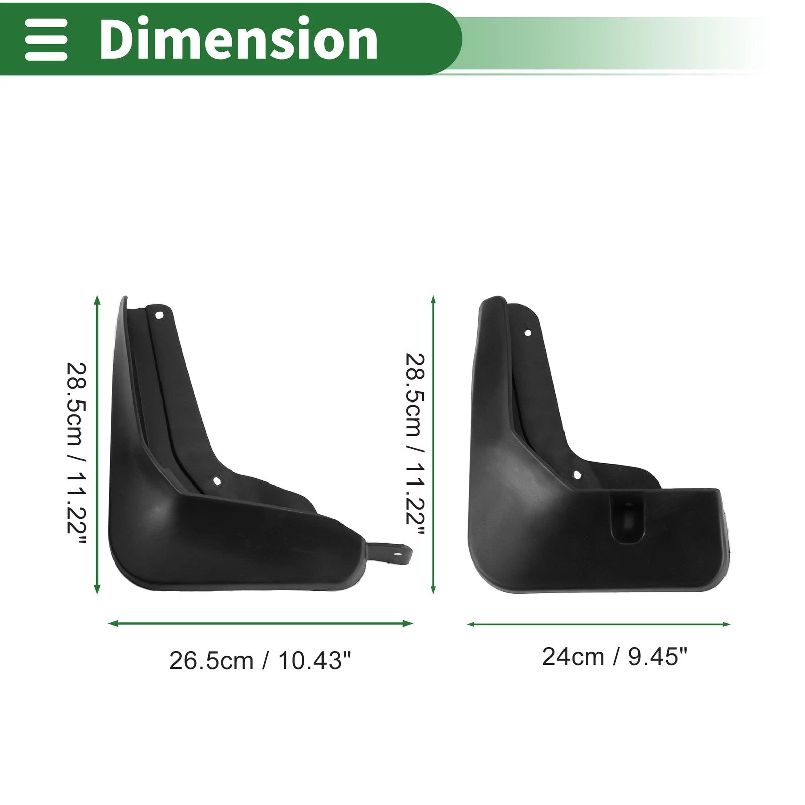 Mud Flaps Splash Guards for Buick Electra E5 (2023–2024) W/ Mounts