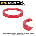 Engine Start Stop Button Switch Knob Cover Ring for Ford Maverick (2022) Red
