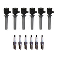 Set of 6 Ignition Coils & 6 Iridium TT Spark Plugs for Mazda 6 (2003–2008)