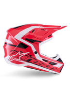 Alpinestars SM7 Deed Offroad Helmet for Large (Red/Black/White)