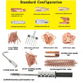Dent Repair Kit for Universal Use (Electric Stud Welder Gun, 2lb Puller Hammer)