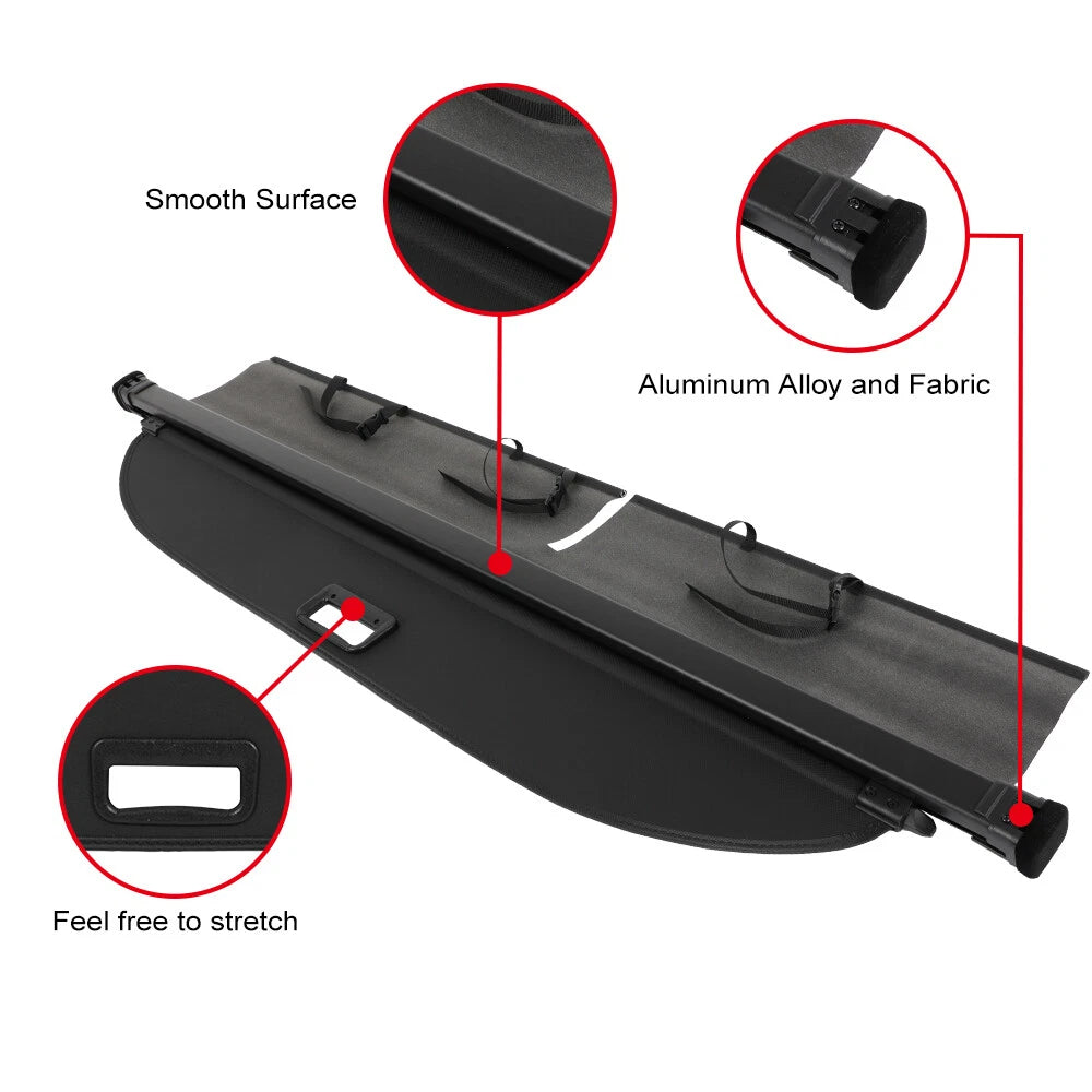 Retractable Rear Cargo Security Trunk Cover for Toyota Venza (2009–2015)
