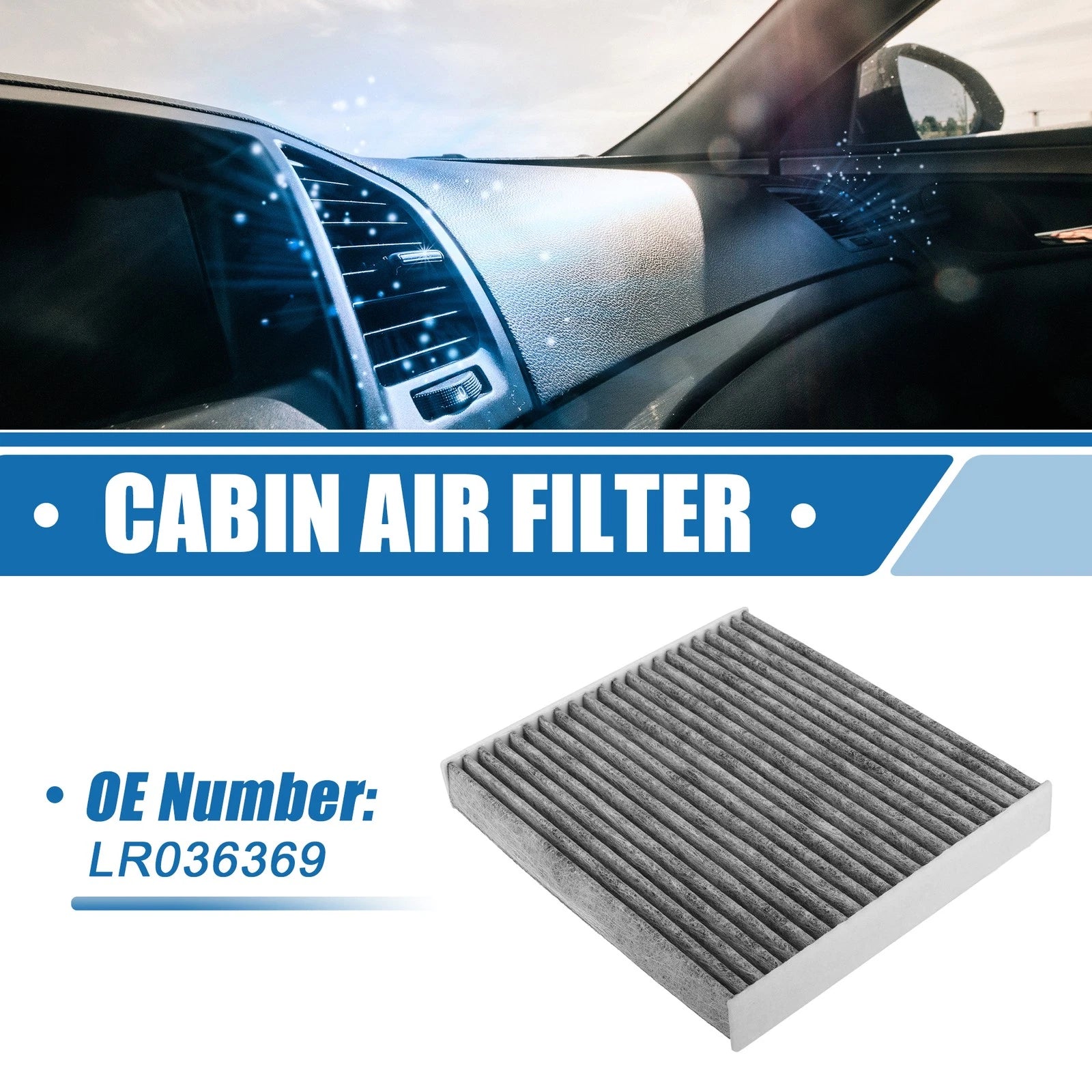 Cabin Air Filter No.LR036369 & Engine Air Filter for Toyota 4Runner (2010–2023)