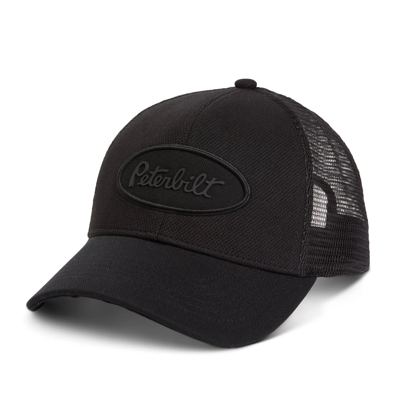 Blackout Mesh Trucker Cap for Peterbilt Trucks (All Years)