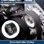 Drive Belt Idler Pulley for Acura RDX (2007–2012) No. 31180PNAJ01 1 Pc