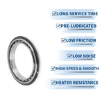 Deep Groove Ball Bearing 6812NR for Scooter Skateboard Wheel (60x78x10mm)