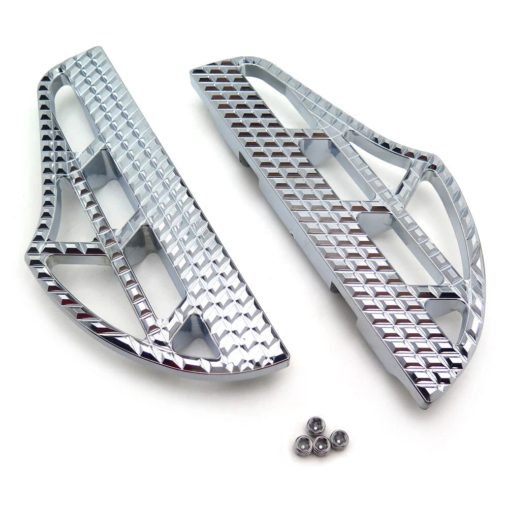 Dominator Shark Fin Footboard for Harley Softail Slim Fat Boy (2012–2023)