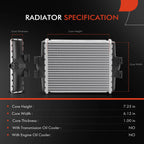 Radiator for BMW F30 328i, F32 428i, F22, F23 228i (2012–2016)