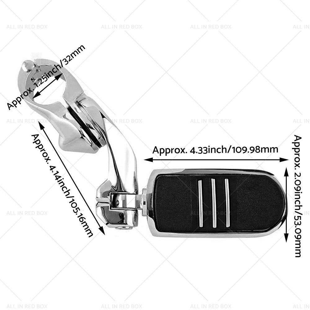 Motorcycle Highway Foot Pegs for Harley Davidson Street Glide Road Glide
