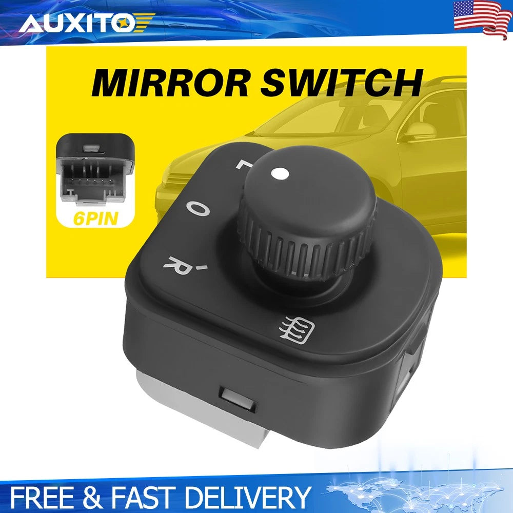 Door Mirror Switch for VW CC Golf GTI Jetta (2009–2017)