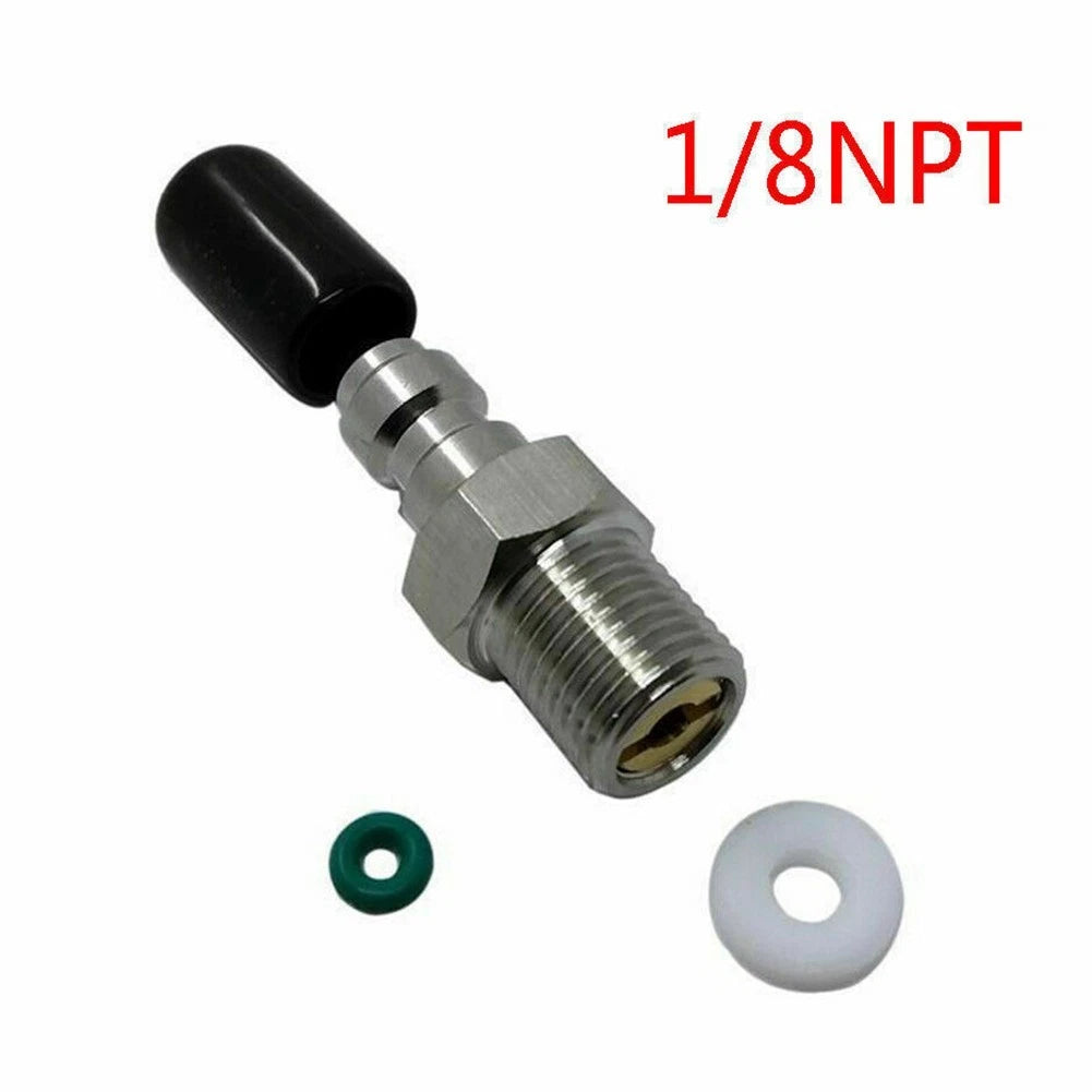 2pcs 1/8 NPT Quick Connector 8mm Male Coupler for Automotive