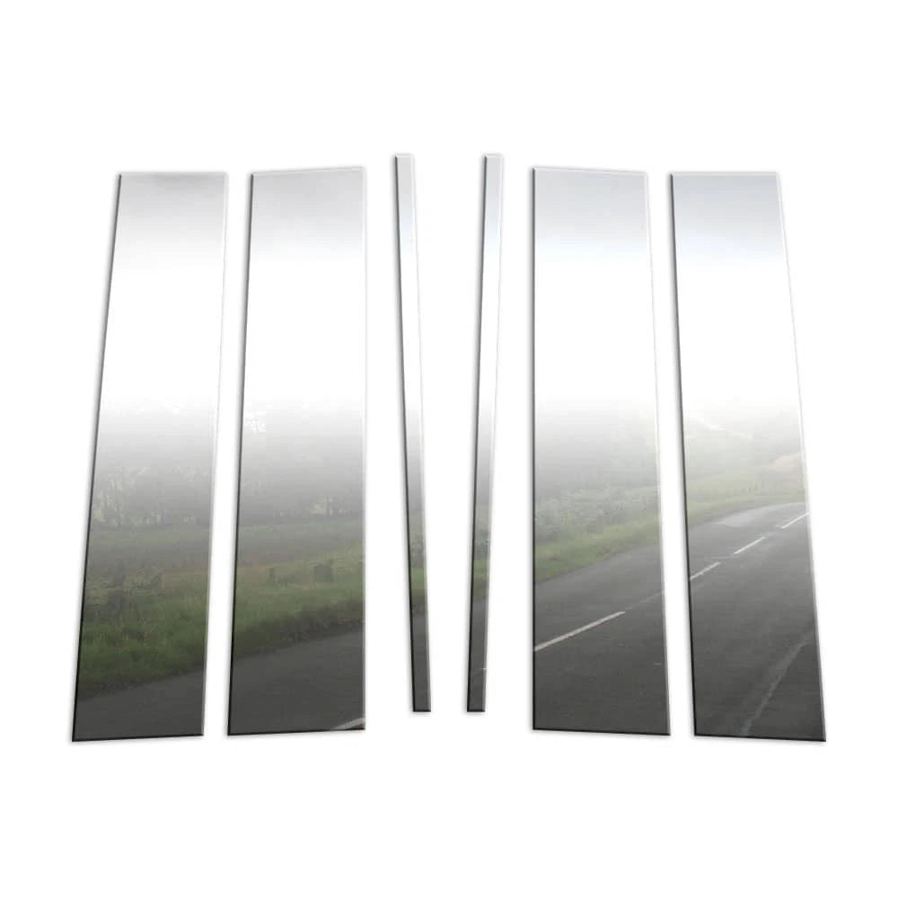 Pillar Post Covers for 2015-2020 Chevy Suburban (Stainless Steel 6pc)