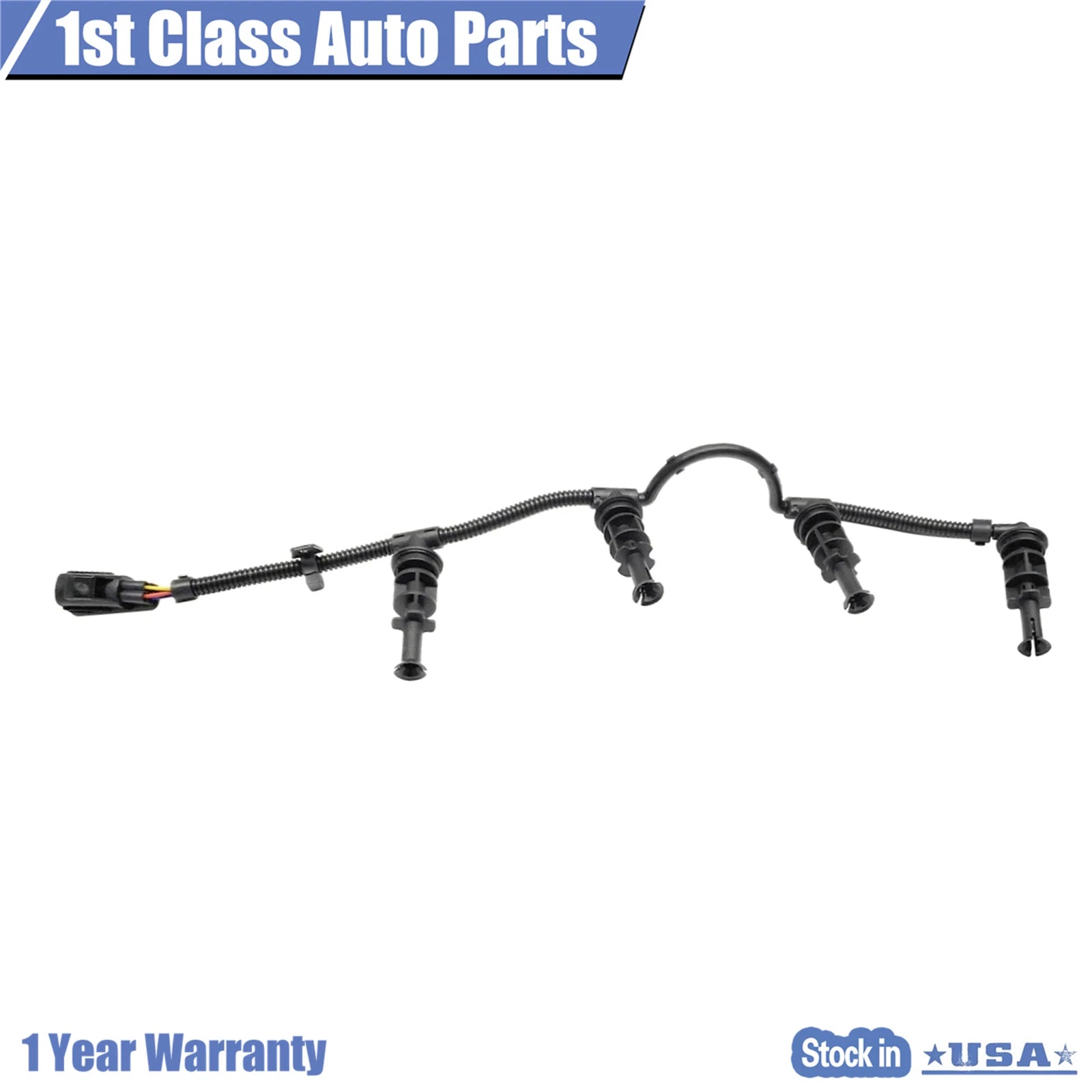 Glow Plug Wiring Harness Set for Ford F-250 F-350 F-450 F-550 (2008–2010)