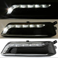 Clear Lens Pair LED DRL Fog Lights + Wiring + Switch Kit for Chevy Impala (2014–2020)