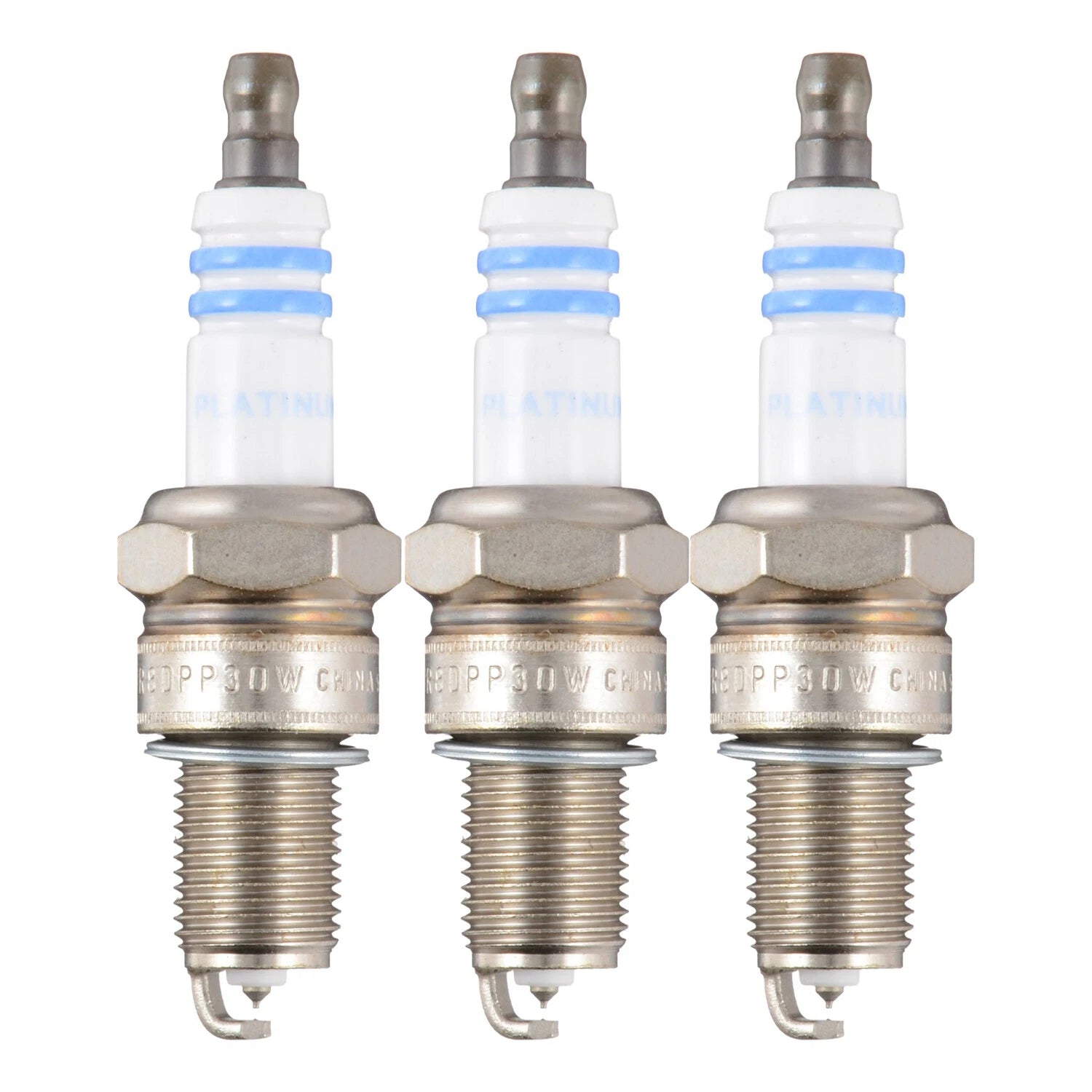 Set of 3 Bosch OE Fine Wire Platinum Spark Plugs for Charade Metro (1990–1998)