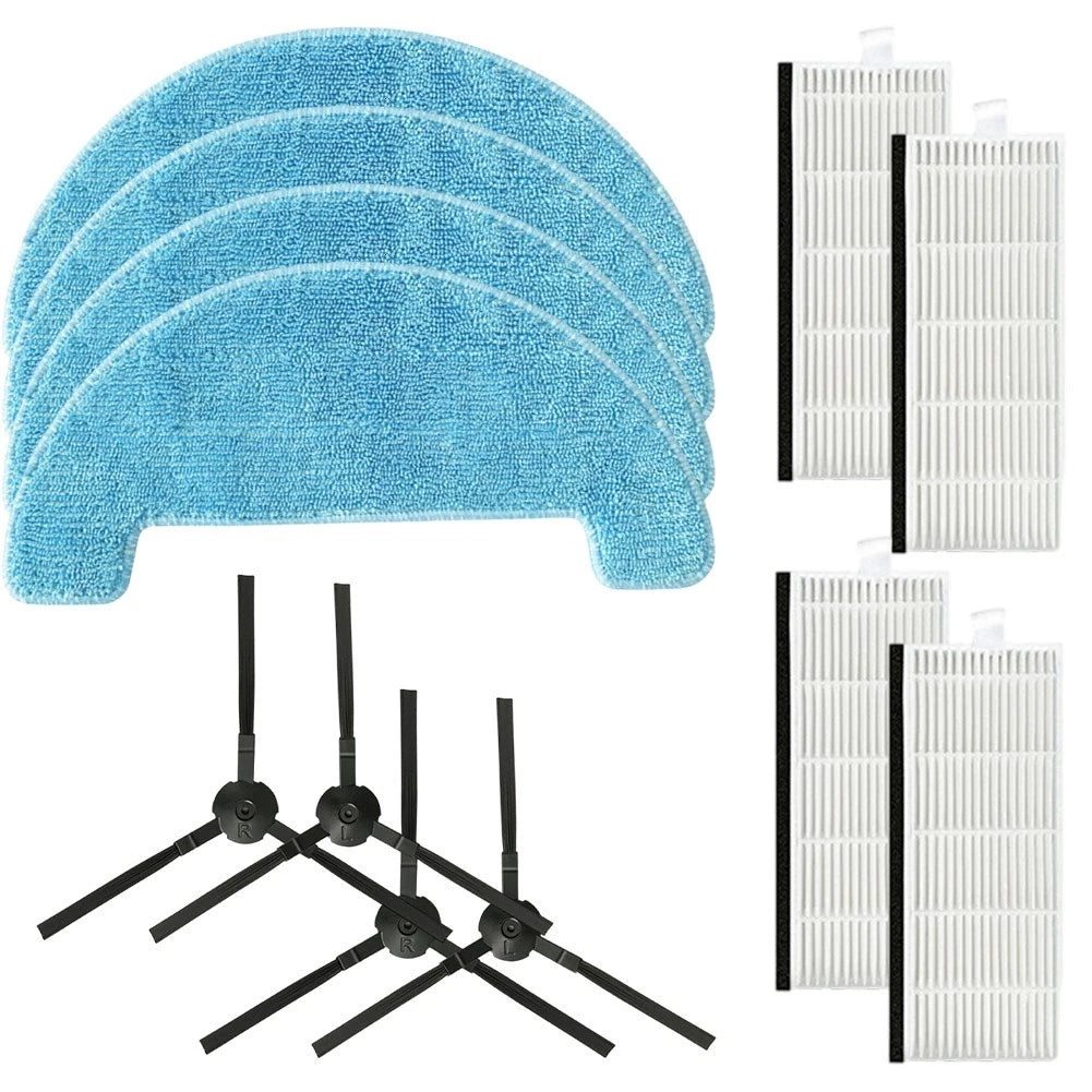 Side Brush and Filter Mop Cloths for Smartai C50 G50