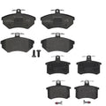 Brembo Brake Pads Kit for Audi 90 Quattro (1990–1990)