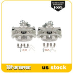 Set of 2 Rear Brake Calipers with Bracket for Dodge Dart (2013–2016)
