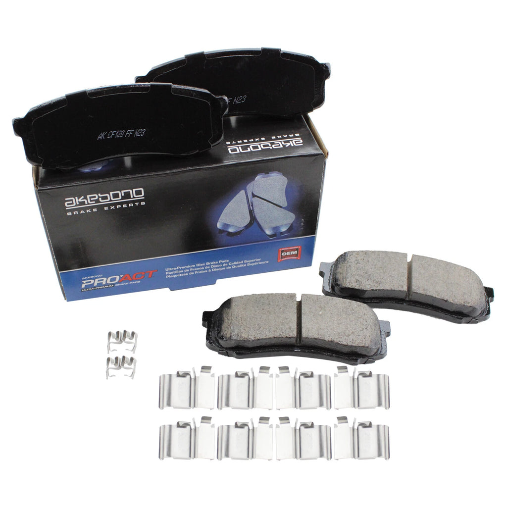 Set of 4 Akebono ProACT Rear Ceramic Brake Pads for GX460 GX470 4Runner FJ Cruiser (2010–2023)