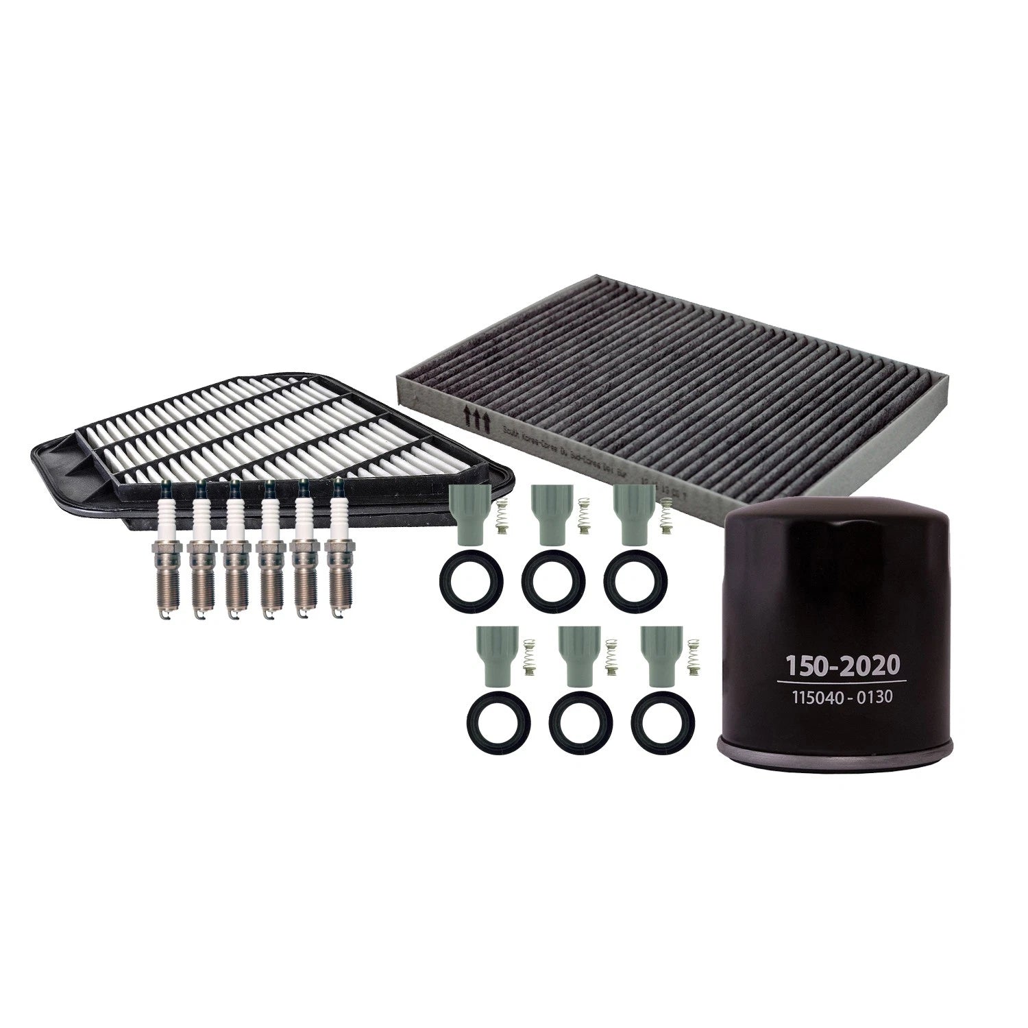 Tune Up Kit with NGK 6 Spark Plugs & Boots for Acadia Enclave Outlook (2007–2017)