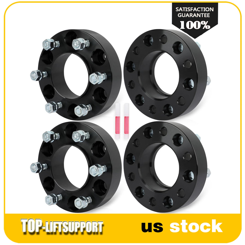 Set of 4 Wheel Spacers for Ford Ranger (2013–2025) 1.5 Inch 6x5.5 Hub Centric