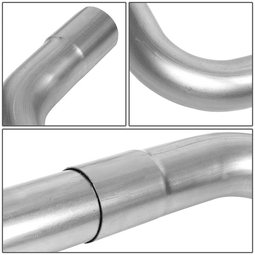 16-Piece 2.25" OD Steel Exhaust Pipe Kit - Custom Straight & Bends