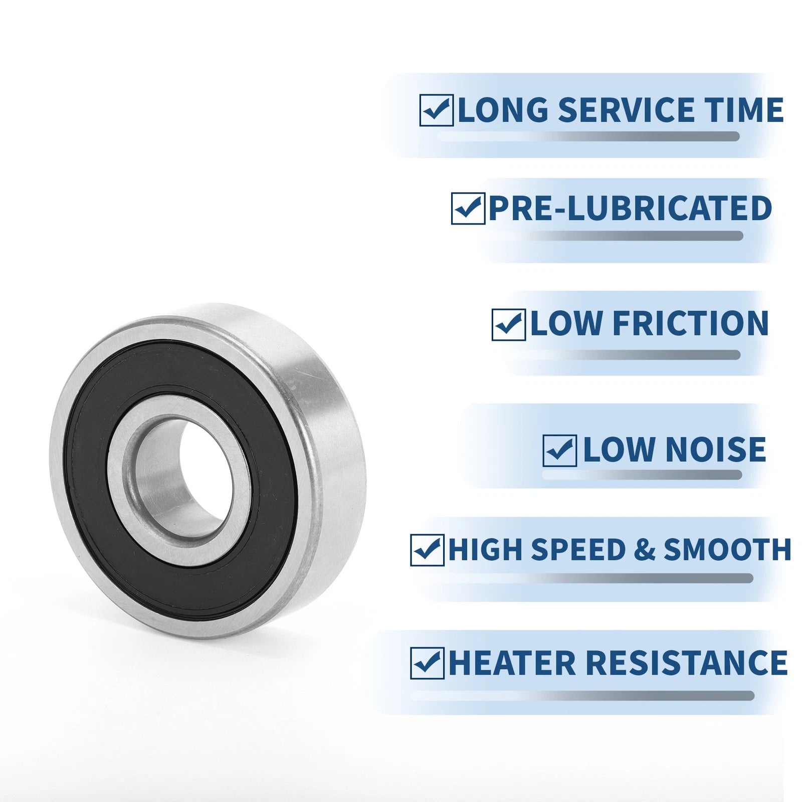 6303DDU Deep Groove Ball Bearing for Scooter Skateboard Wheel (17x47x14mm)