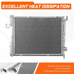 Full Aluminum 3-Row Cooling Radiator for Dodge Ram 1500 2500 3500 (2004–2009)