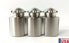Brake Fluid Reservoir Triple Remote for Custom Hot Rod Satin Finish (Universal)