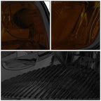 Smoked/Amber Corner Headlight Headlamps for Honda Civic (2001–2003)