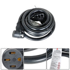25 Feet 50 Amp RV Power Extension Cord with LED Indicator