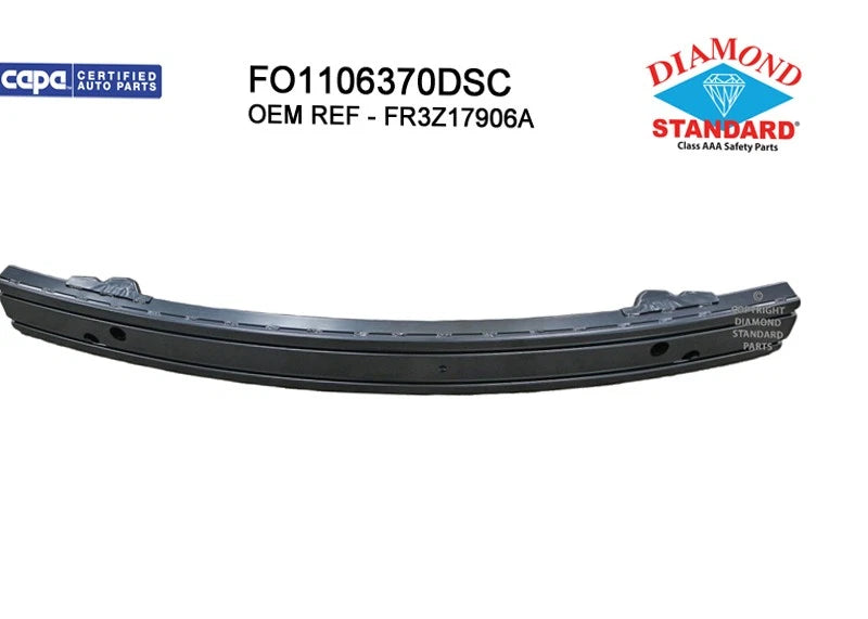 Replacement Steel Rear Bumper Impact Bar for See Compatibility Chart (N/A–N/A)