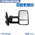 Right Manual Towing Mirror for Chevrolet Silverado GMC Sierra 1500 (2007–2013)