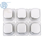 Set of 6 Stainless Steel Hotel Pans 1/6 Size 6" Deep Dishwasher Safe
