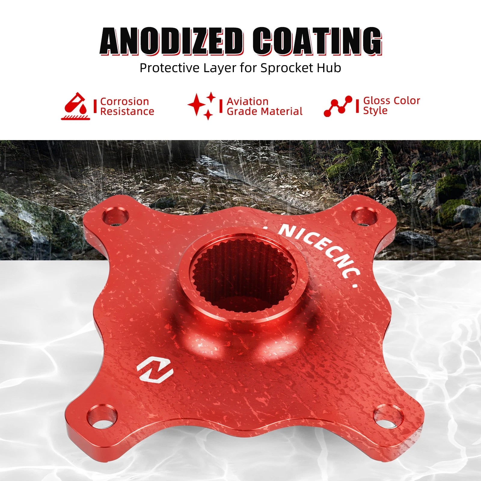 Rear Axle Sprocket Hub Collar for Yamaha Raptor 700R / 700 YFM700 (2011–2024)