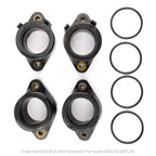 Set of 4 Carburetor Intake Manifold Boots for Suzuki GSF1250 Bandit (2007–2012) T9