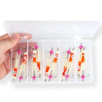 10X Luminous Glow Squid Fishing Hooks for Boat Fishing