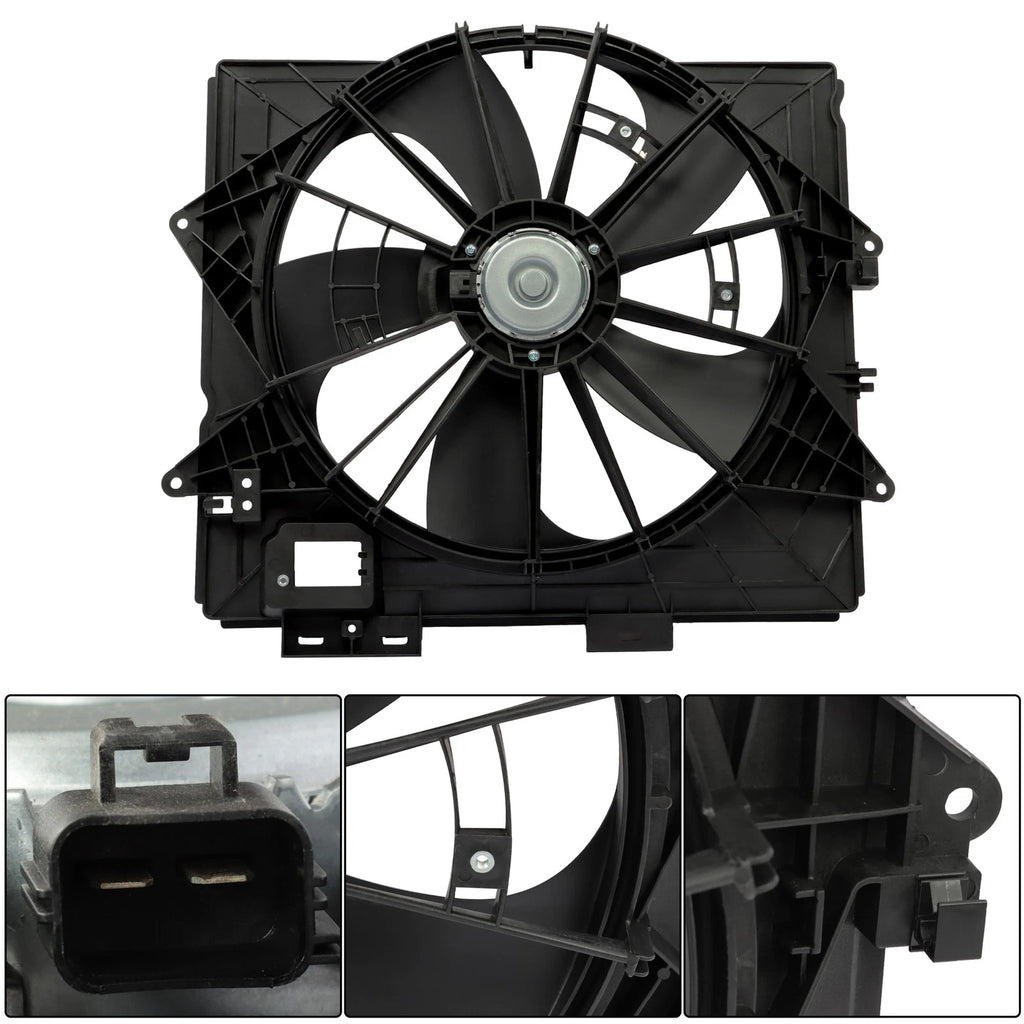 Radiator Condenser Cooling Fan Assembly for Cadillac CTS (2009–2013)