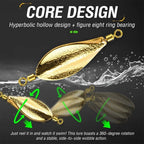 Fishing Lure Rotating 360 Degree for Various Species
