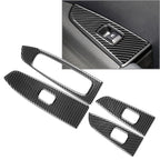 Carbon Fiber Window Lift Switch Panel Cover for Kia Forte Cerato K3 (2019–2023)