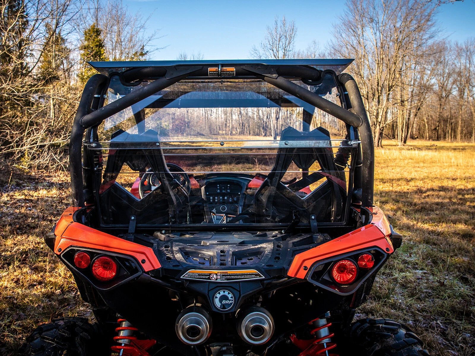 Clear Rear Windshield for Can-Am Maverick (2013–2018)