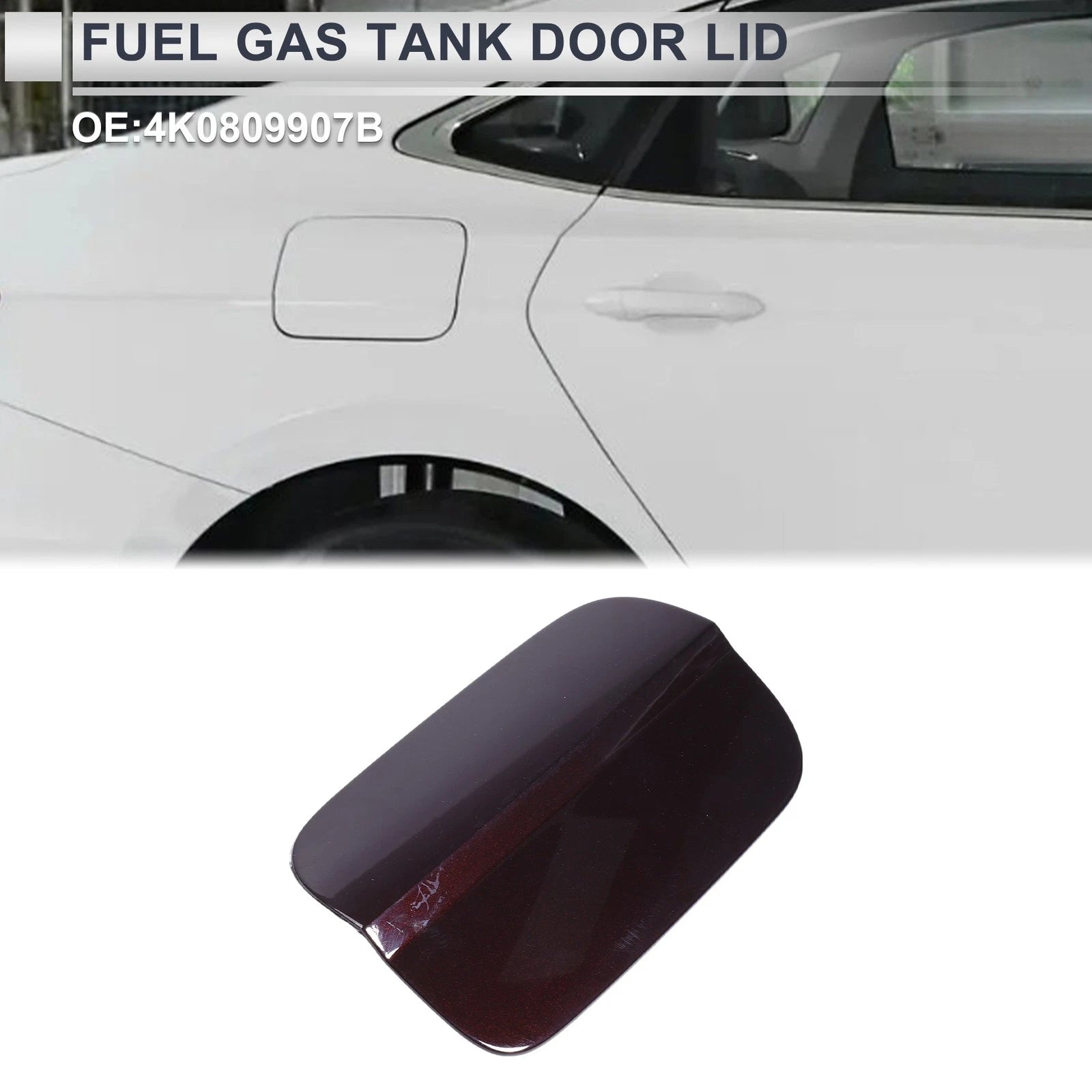 Fuel Tank Door Cap for Audi A6 (2019–2024) Fuel Filler Flap Cover Red