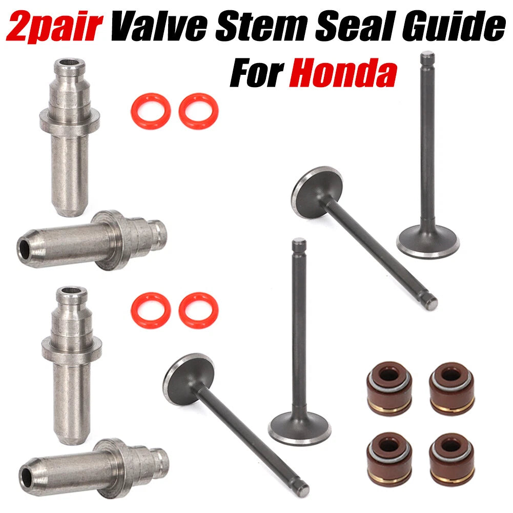 Engine Intake Exhaust Valves Guide Seal Stem for Honda Rebel 250 (1985–2016)