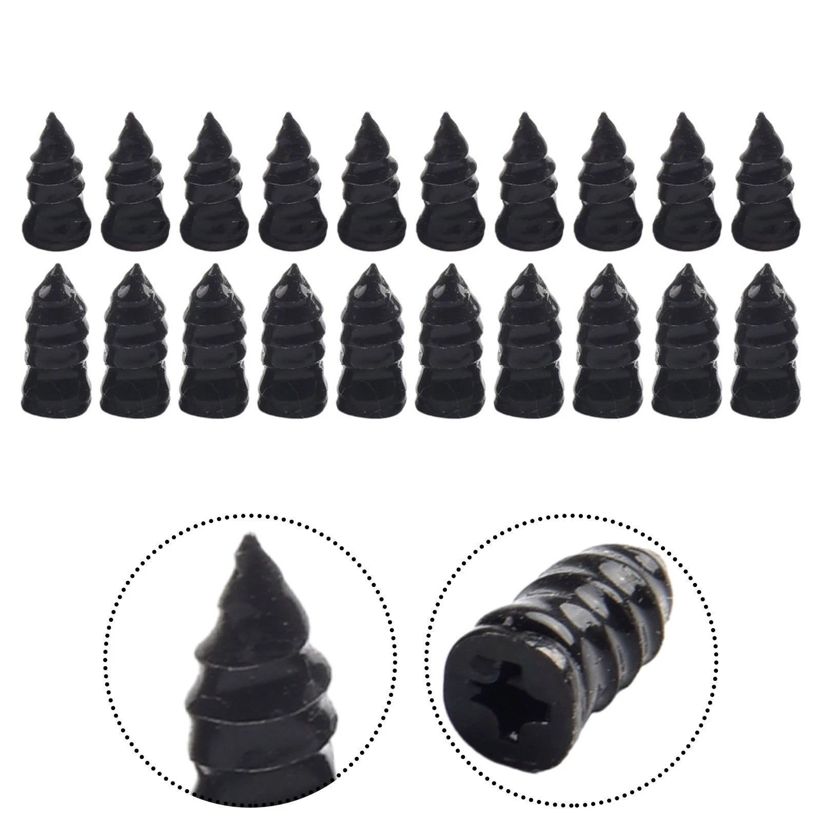 20 Pcs Tubeless Tire Repair Rubber Nails Tool Set for Cars (Universal)