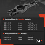Rear Right Lower Control Arm for Hyundai Sonata (2015–2018) Kia Optima (2016–2017)